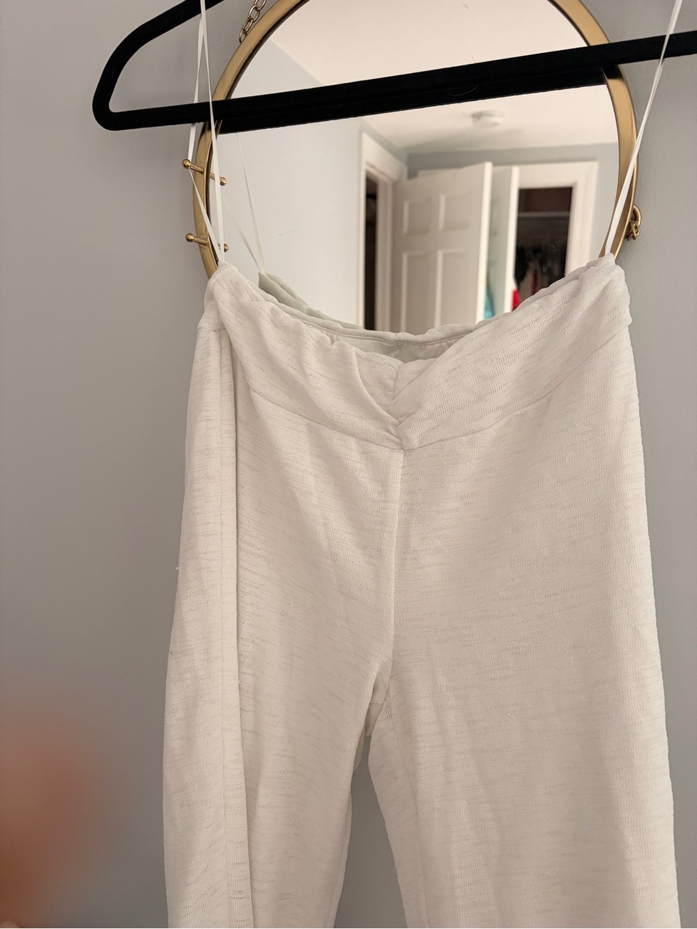 Princess Polly White Boot Cut Flare Pants